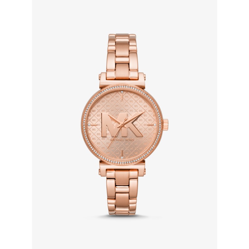 Michael Kors Sofie Three-Hand rose gold women watch elegant slim 2024