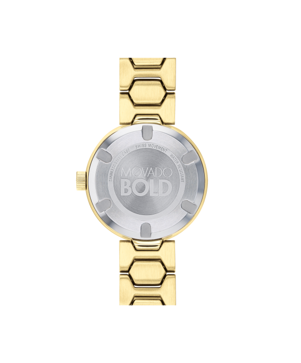 Movado BOLD 32mm Crystal-Pavé Women's Watch 3600492 — back view