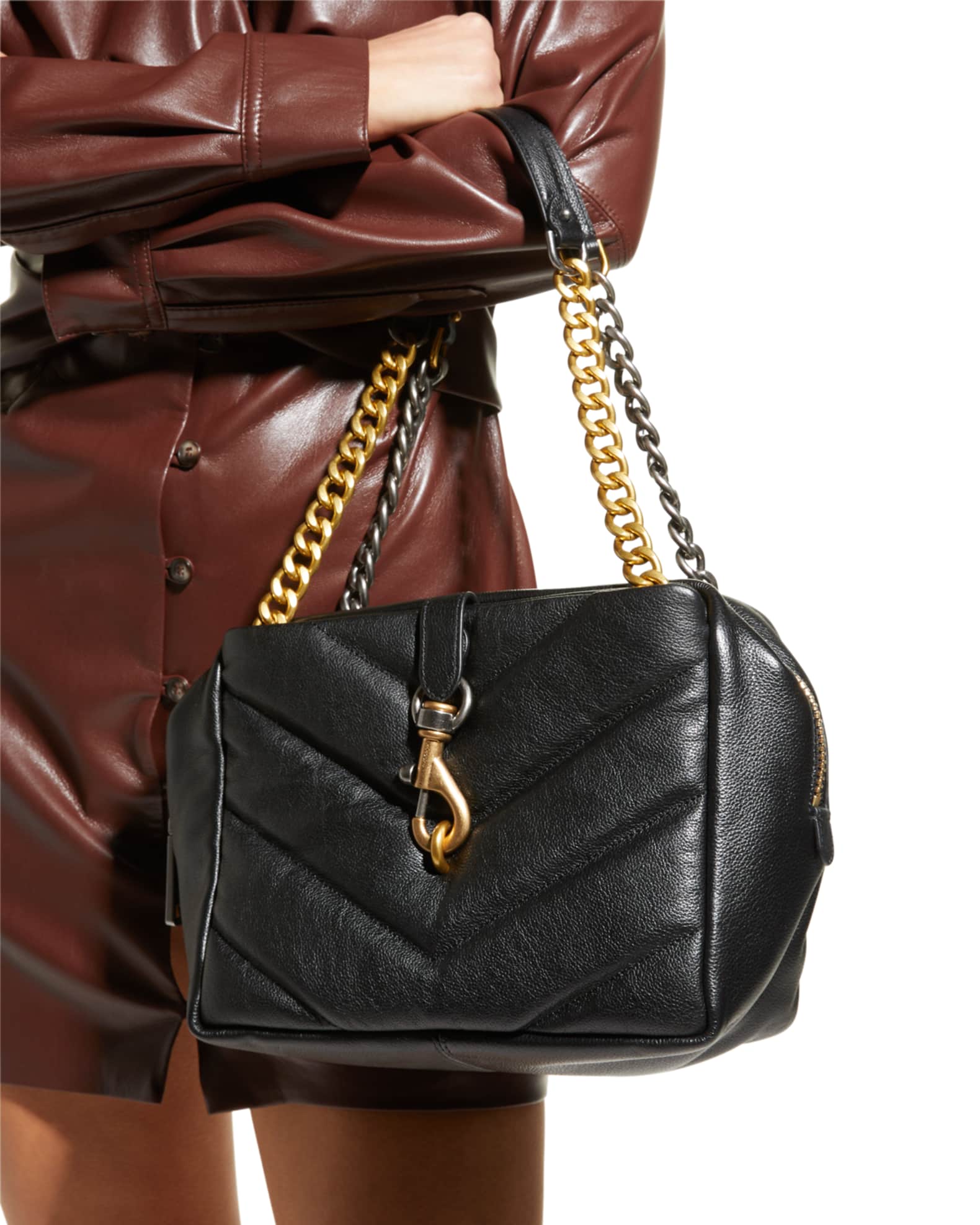 Rebecca Minkoff Edie bag leather hardware 2026
