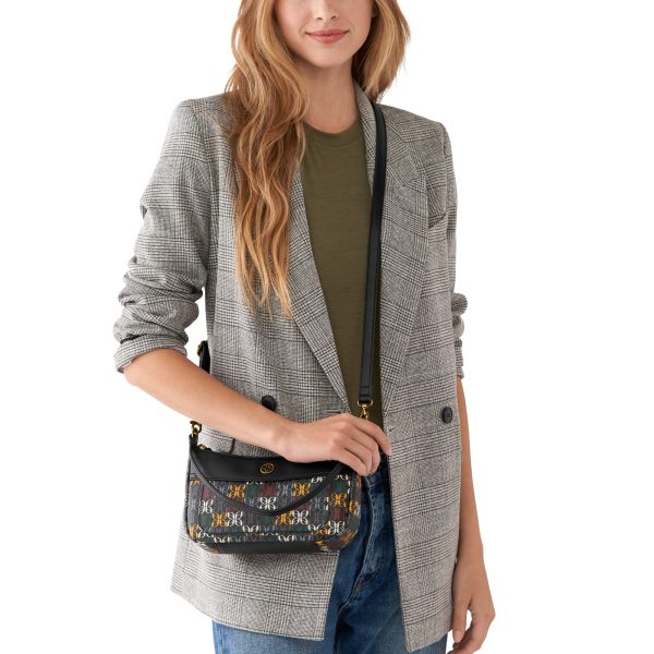 Fossil Skylar PVC Mini Baguette Multi on model - Ready Stock Malaysia