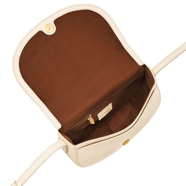 Fossil Emery Small Crossbody White - Preorder | Authentic from USA outlet | Amaboxly Malaysia