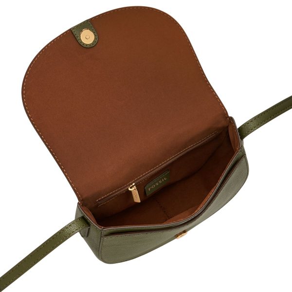 Fossil Emery Small Crossbody Bag Green - Preorder | Authentic from USA outlet | Amaboxly Malaysia