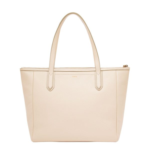 Fossil Sydney Tote Cream - Preorder | Authentic from USA outlet | Amaboxly Malaysia