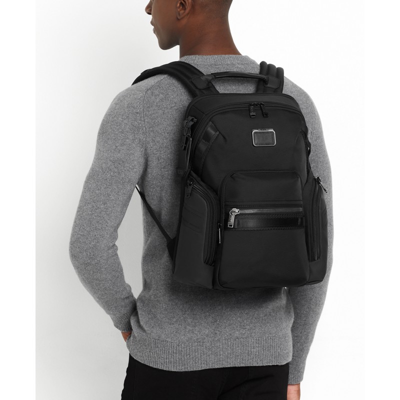 TUMI Alpha Bravo Navigation Backpack 154248A614 black nylon 2026