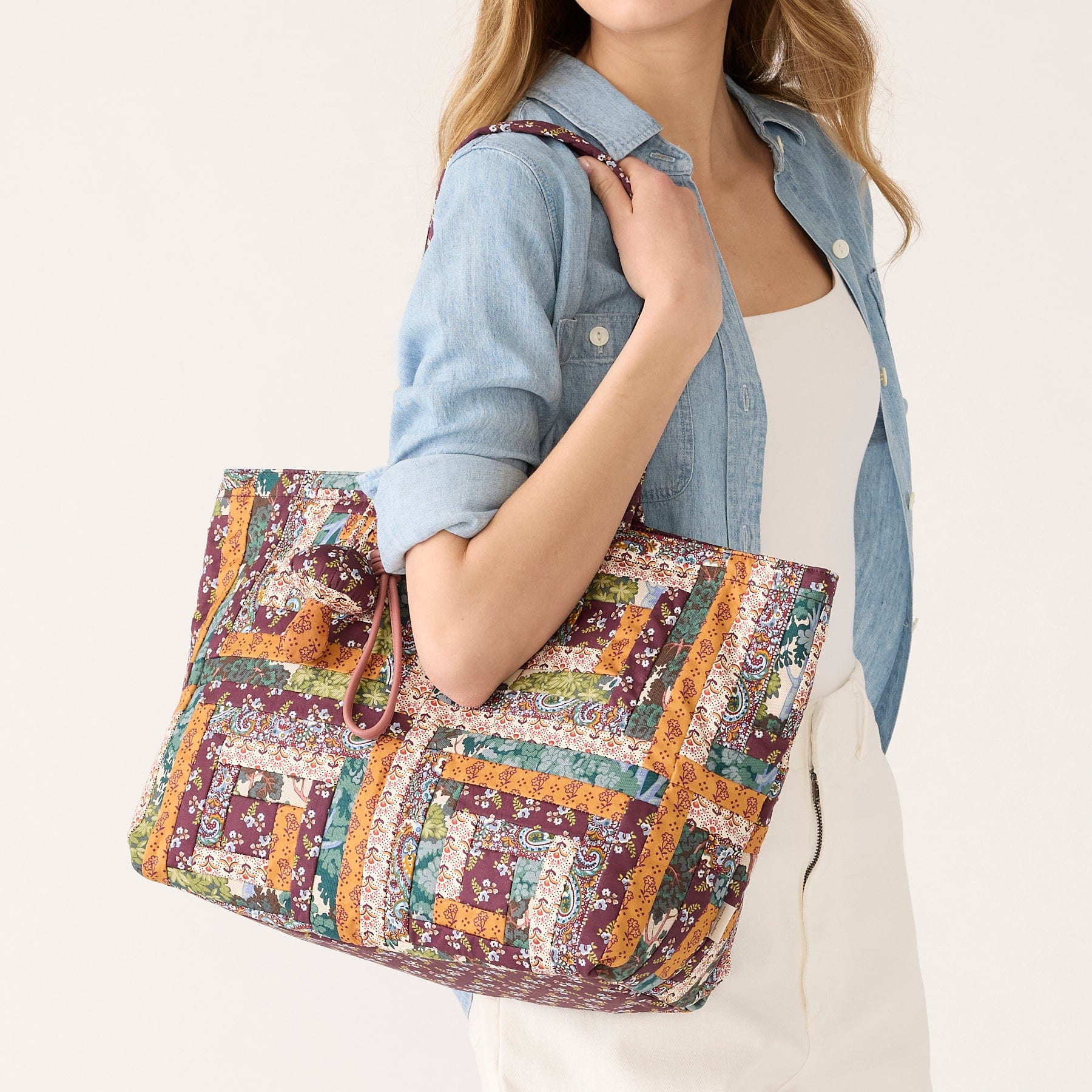 Vera Bradley Hathaway Tote lifestyle styled carry professional women Malaysia