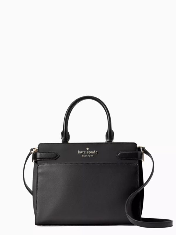 Kate Spade Staci Medium Satchel Black - Preorder