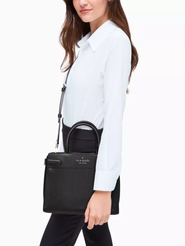 Kate Spade Staci Medium Satchel Black - Preorder