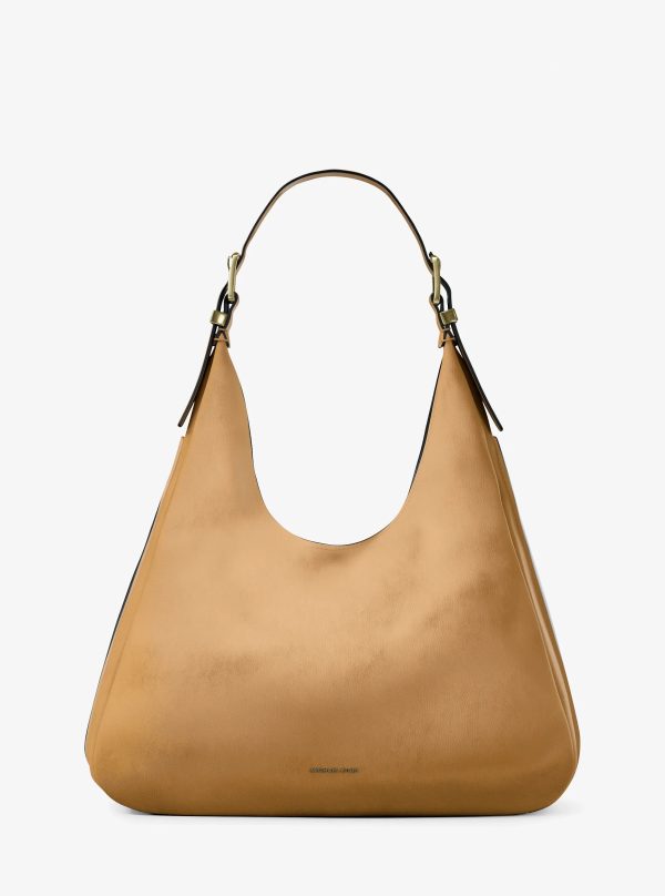 Michael Kors Nolita Large Nubuck Hobo Shoulder Bag