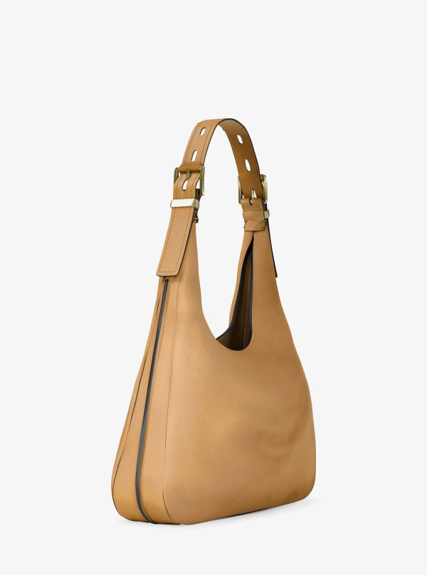 Michael Kors Nolita Large Nubuck Hobo Shoulder Bag