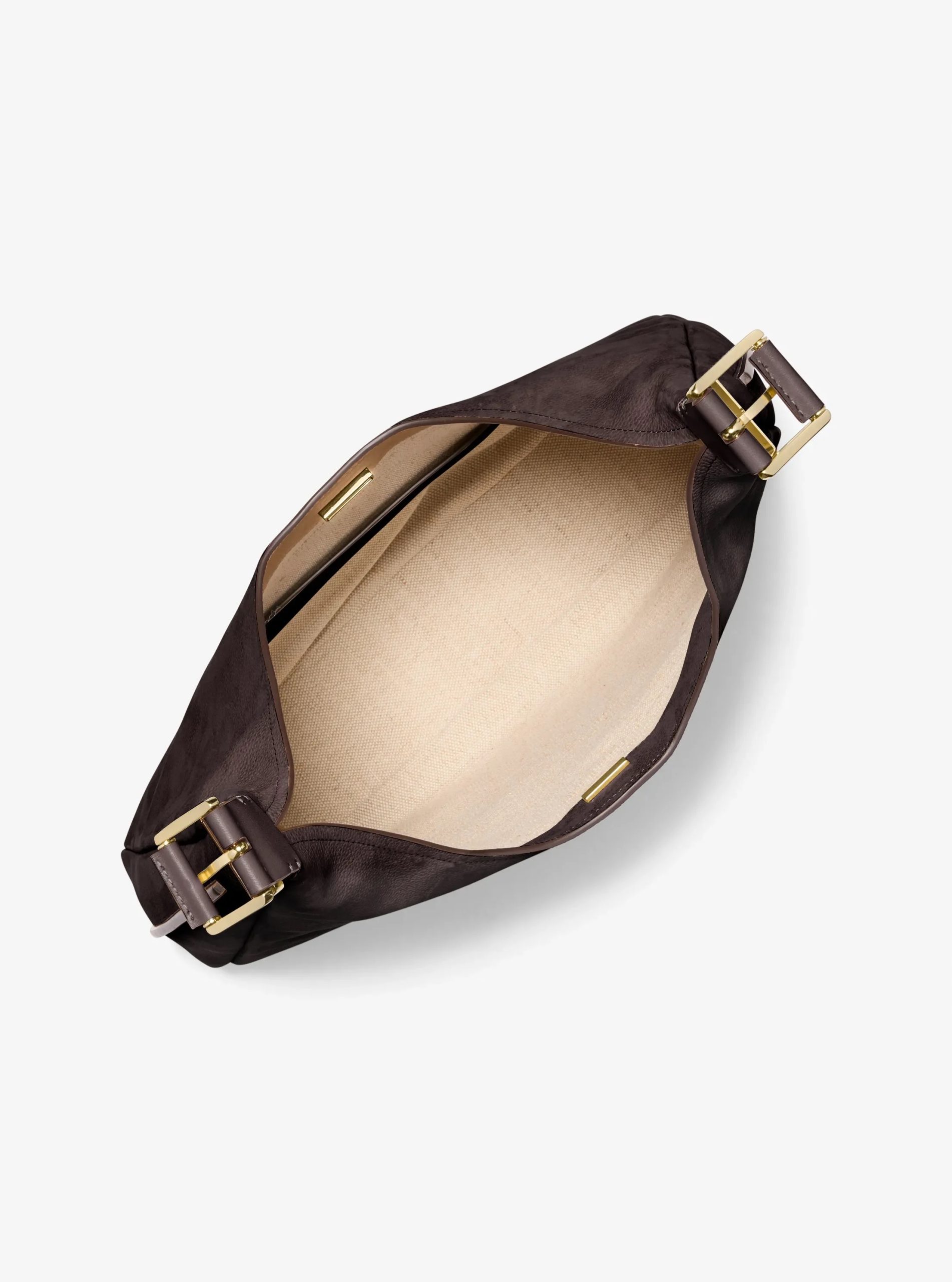 Michael Kors Nolita Large Nubuck Hobo Shoulder Bag - Image 12
