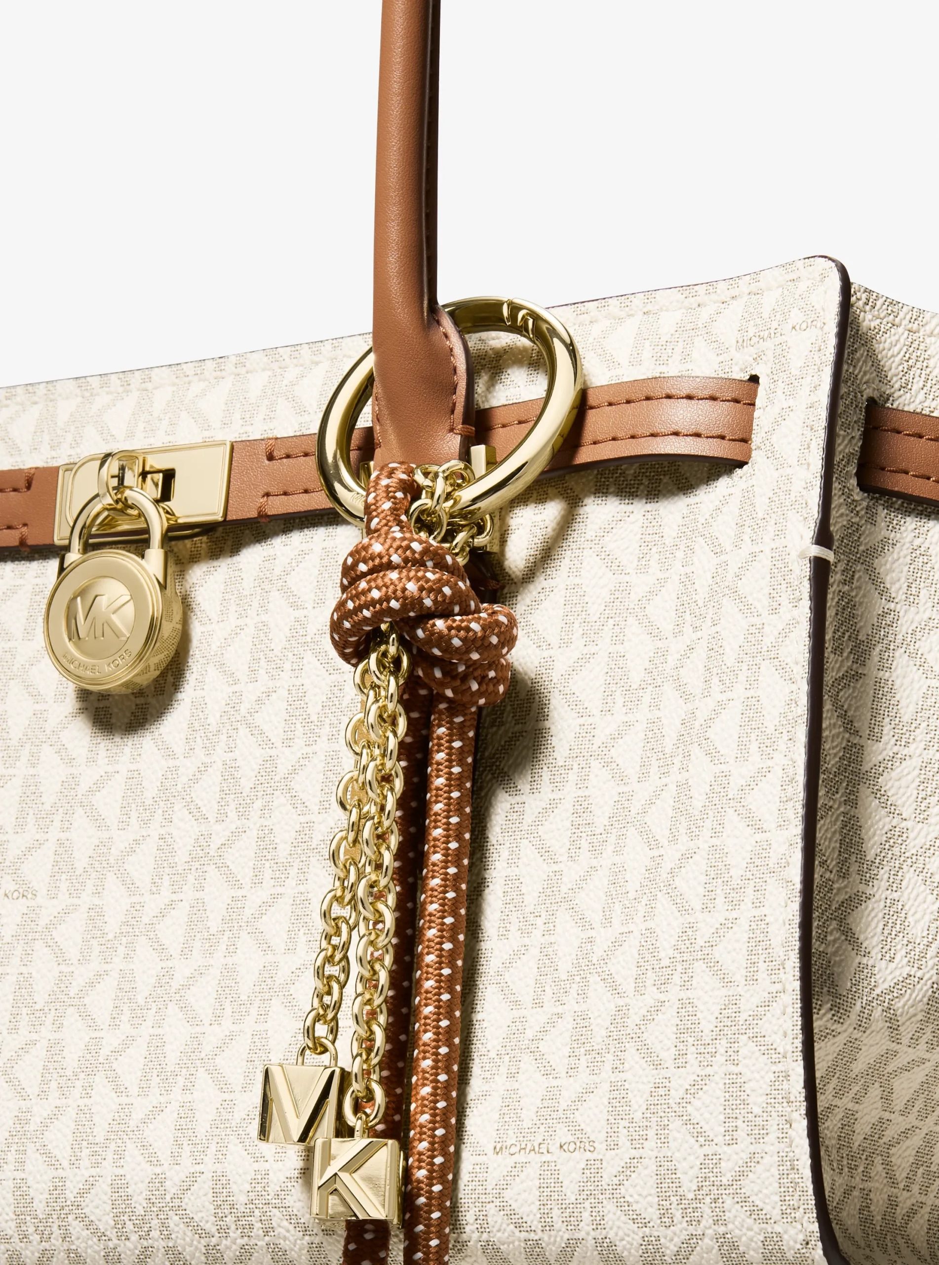 Michael Kors Hamilton Moderne Small Signature Logo Satchel - Image 6