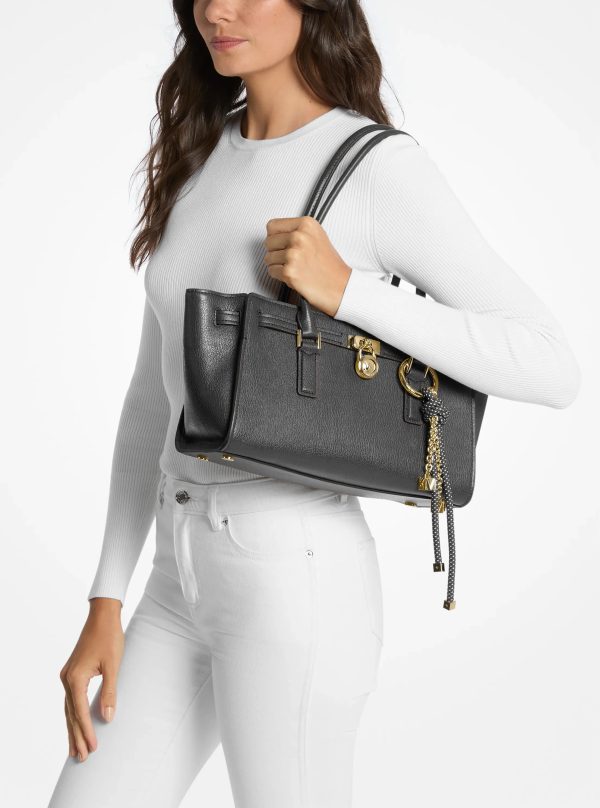 Michael Kors Hamilton Moderne Small Leather Satchel