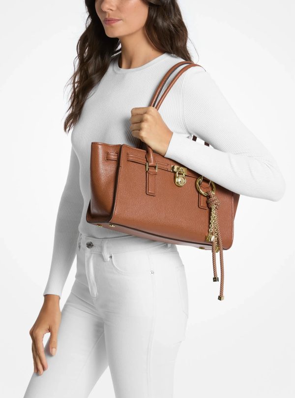 Michael Kors Hamilton Moderne Small Leather Satchel