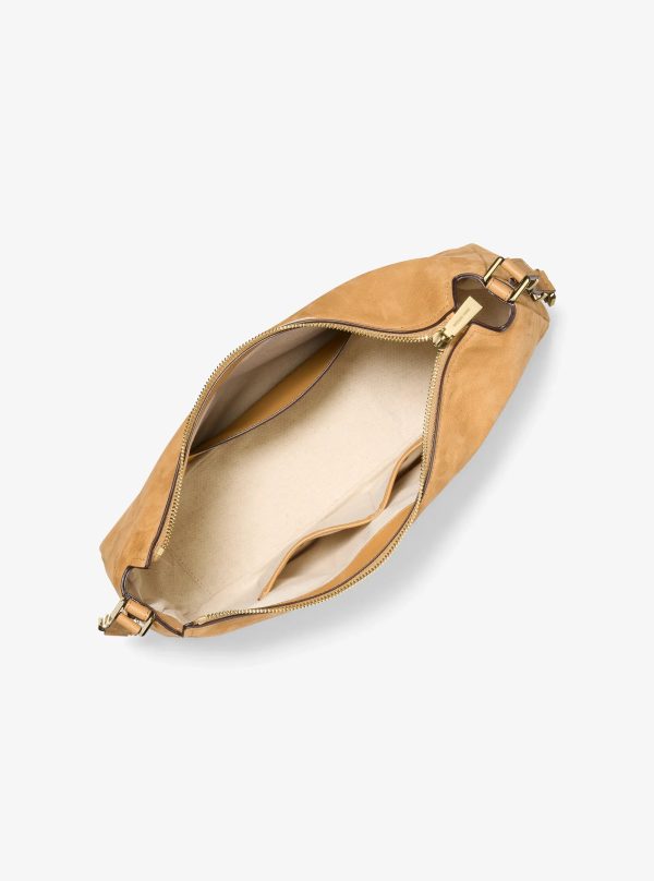 Michael Kors Nolita Medium Nubuck Shoulder Bag