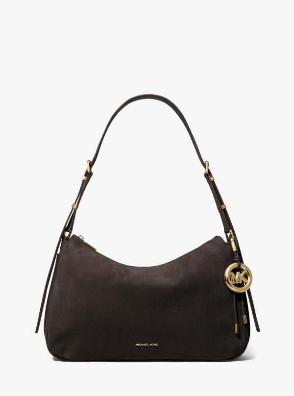 Michael Kors Nolita Medium Nubuck Shoulder Bag