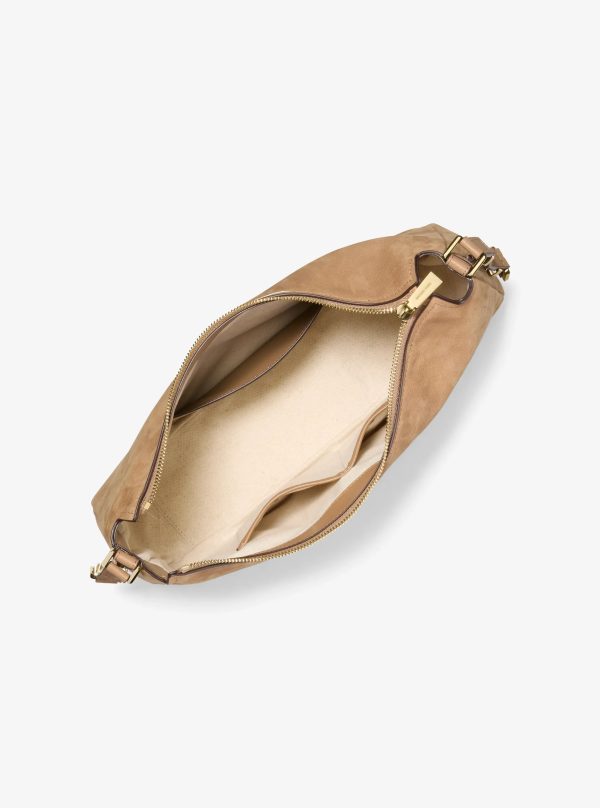 Michael Kors Nolita Medium Nubuck Shoulder Bag