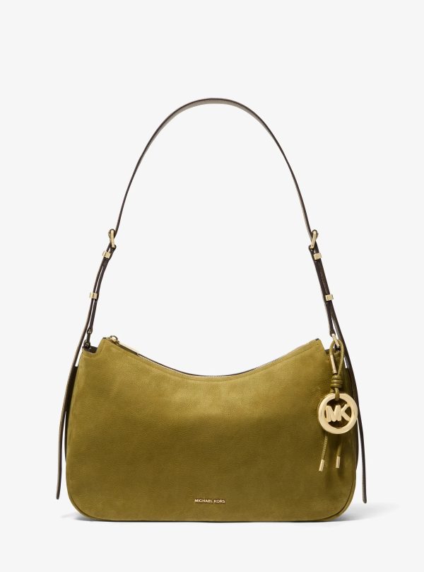 Michael Kors Nolita Medium Nubuck Shoulder Bag