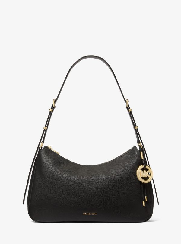 Michael Kors Nolita Medium Pebbled Leather Shoulder Bag