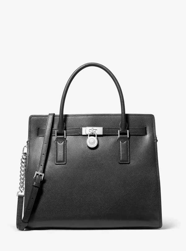 Michael Kors Hamilton Moderne Large Leather Satchel