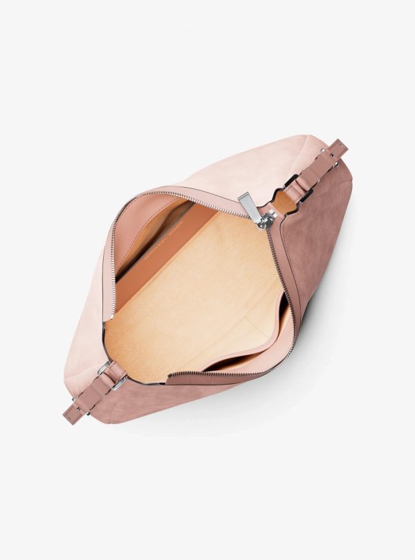Michael Kors Nolita Medium Nubuck Shoulder Bag
