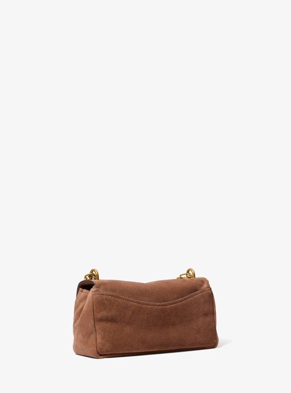 Michael Kors Bryant Small Suede Convertible Shoulder Bag