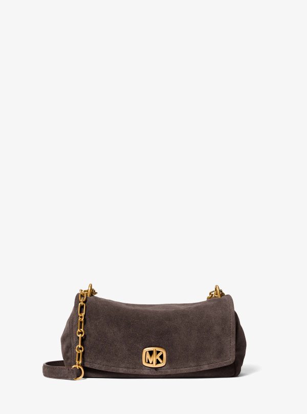 Michael Kors Bryant Small Suede Convertible Shoulder Bag