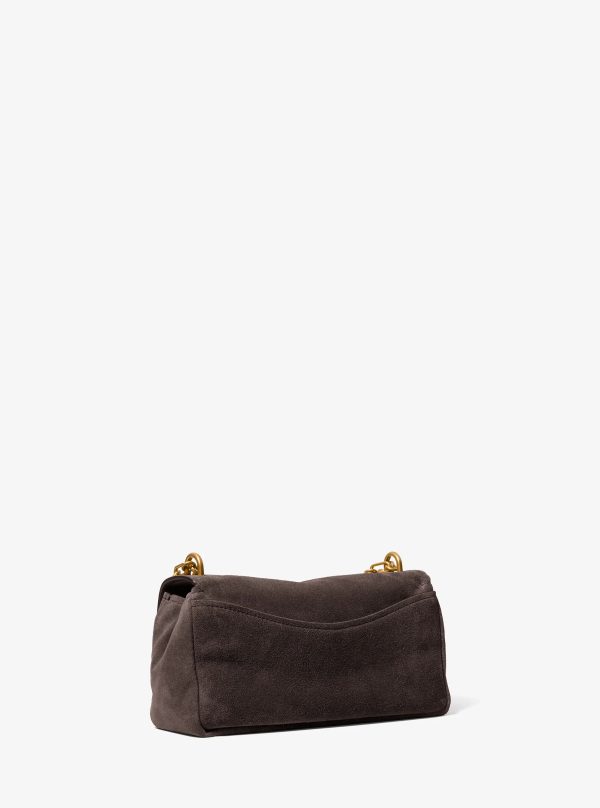 Michael Kors Bryant Small Suede Convertible Shoulder Bag
