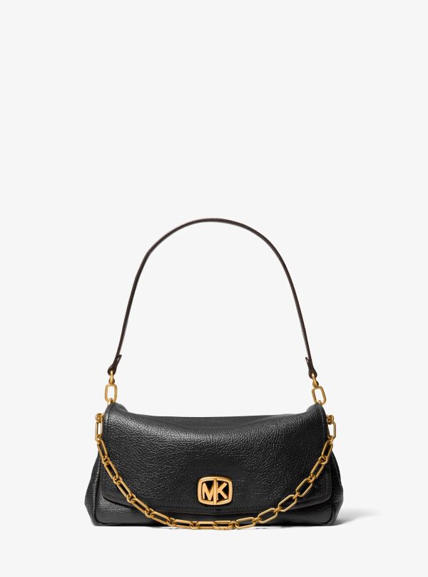 Michael Kors Bryant Large Textured Leather Convertible Shoulder Bag