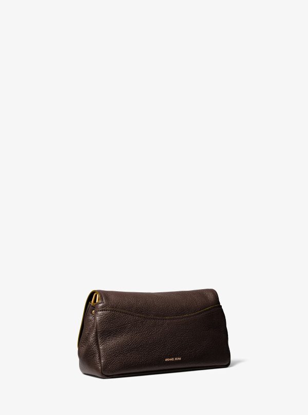Michael Kors Bryant Large Textured Leather Convertible Shoulder Bag