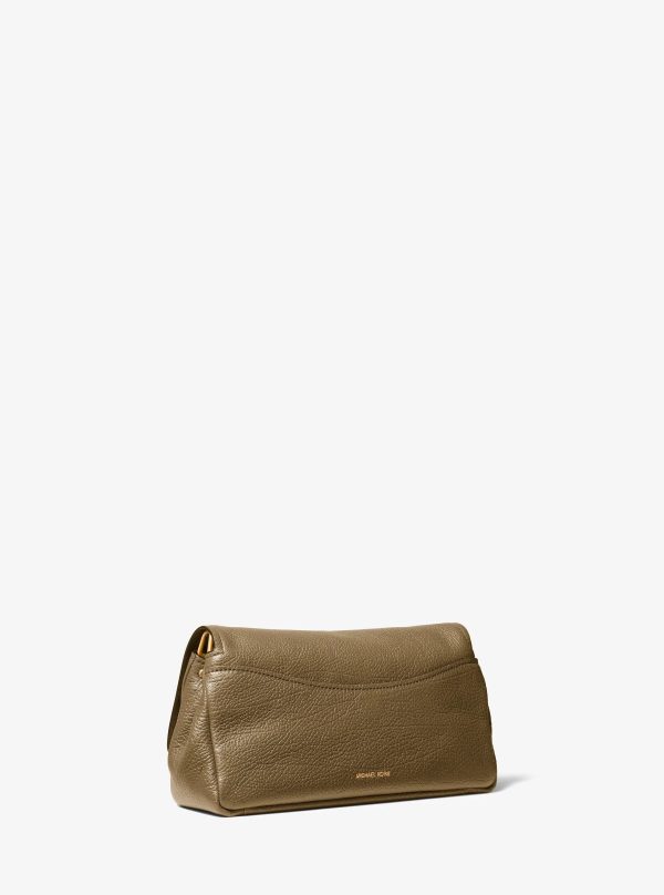 Michael Kors Bryant Large Textured Leather Convertible Shoulder Bag