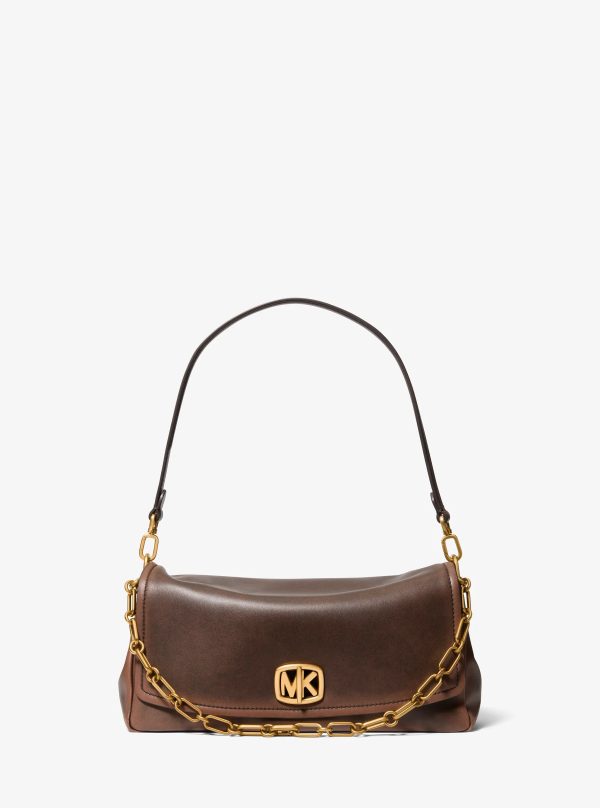 Michael Kors Bryant Large Leather Convertible Shoulder Bag