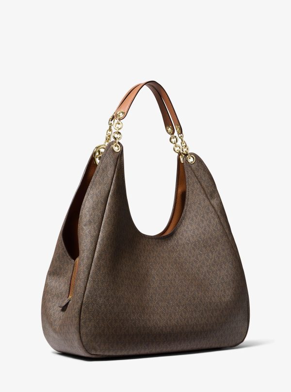 Michael Kors Ellie Large Signature Logo Shoulder Bag
