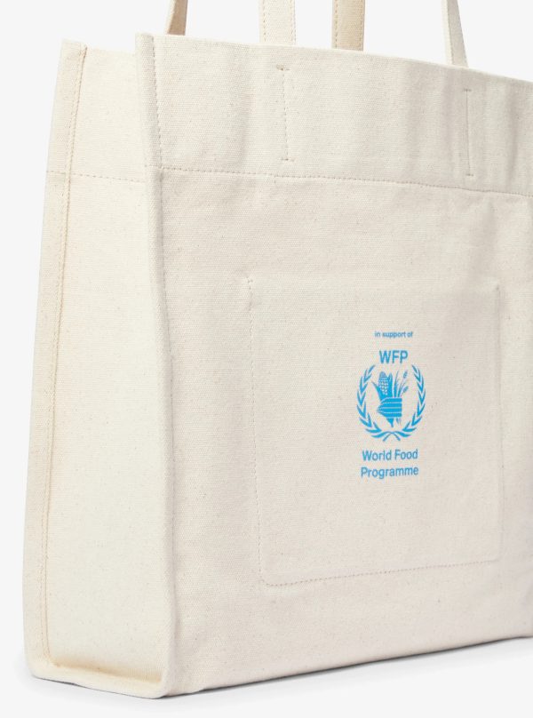 Michael Kors Watch Hunger Stop Cotton Canvas Tote Bag