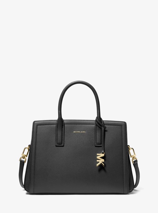 Michael Kors Laila Medium Leather Satchel