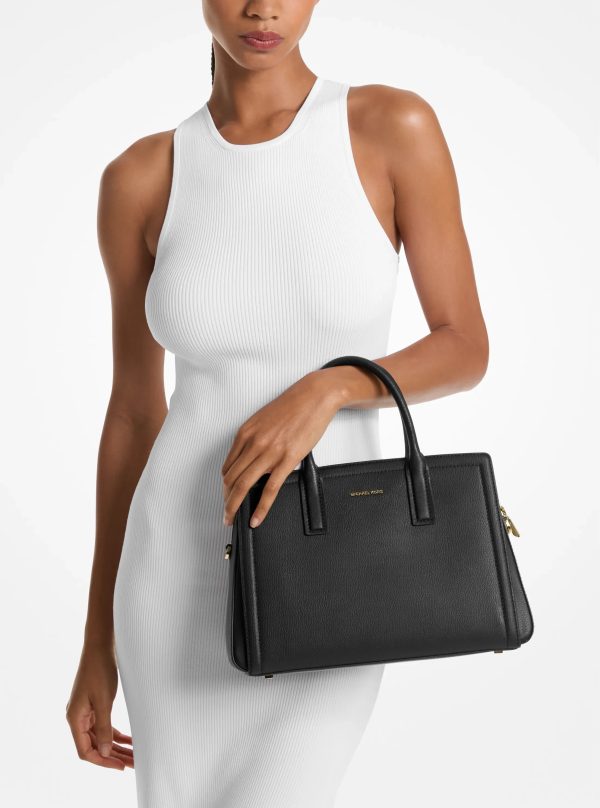 Michael Kors Laila Medium Leather Satchel