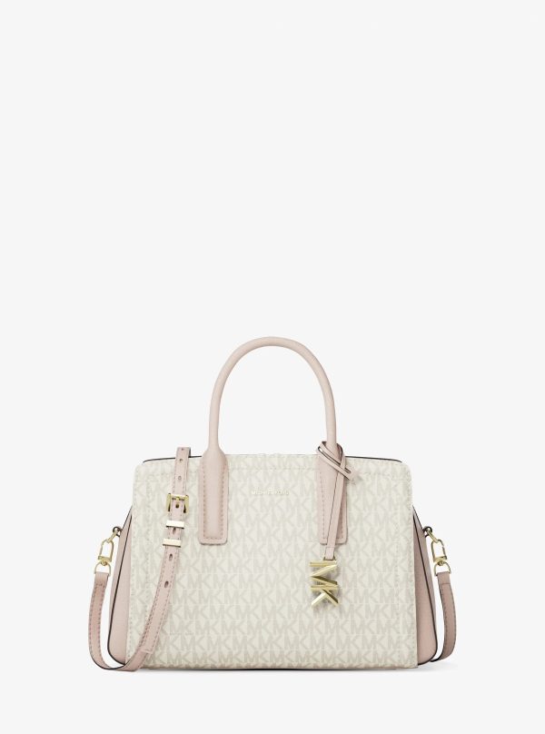 Michael Kors Laila Small Signature Logo Satchel