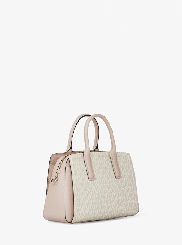 Michael Kors Laila Small Signature Logo Satchel