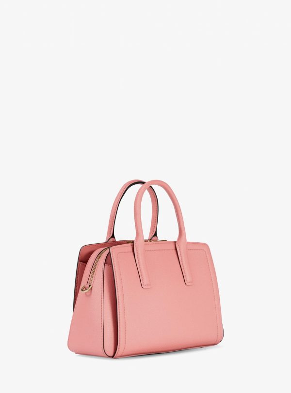 Michael Kors Laila Small Pebbled Leather Satchel