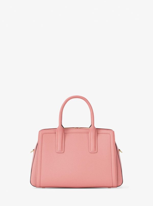 Michael Kors Laila Small Pebbled Leather Satchel