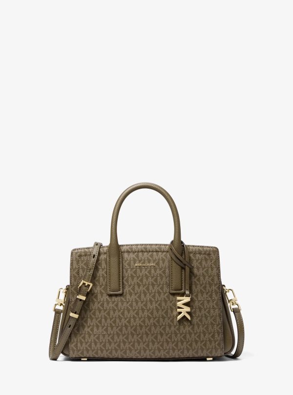 Michael Kors Laila Small Signature Logo Satchel