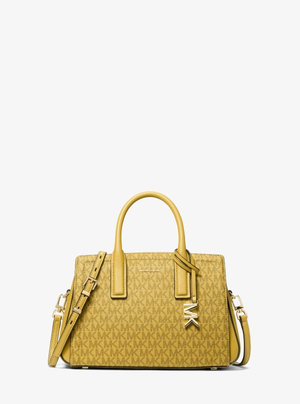 Michael Kors Laila Small Signature Logo Satchel