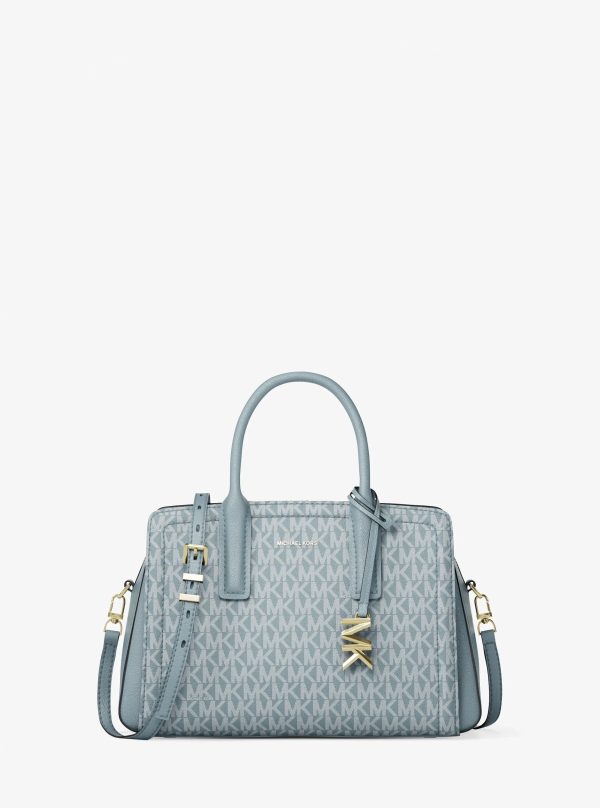 Michael Kors Laila Small Signature Logo Satchel