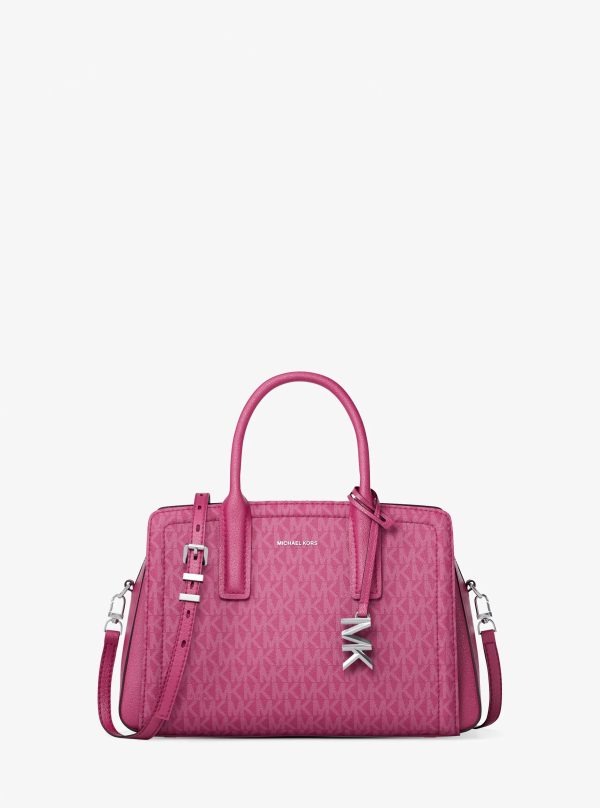 Michael Kors Laila Small Signature Logo Satchel