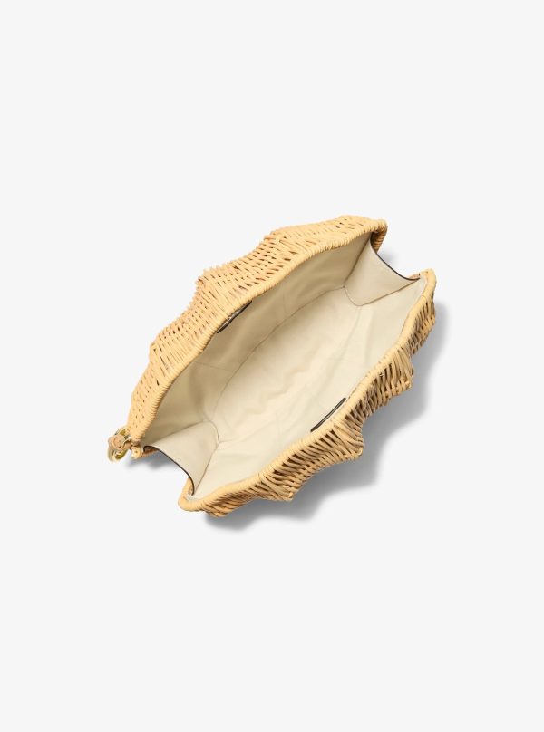 Michael Kors Shelly Rattan Clutch