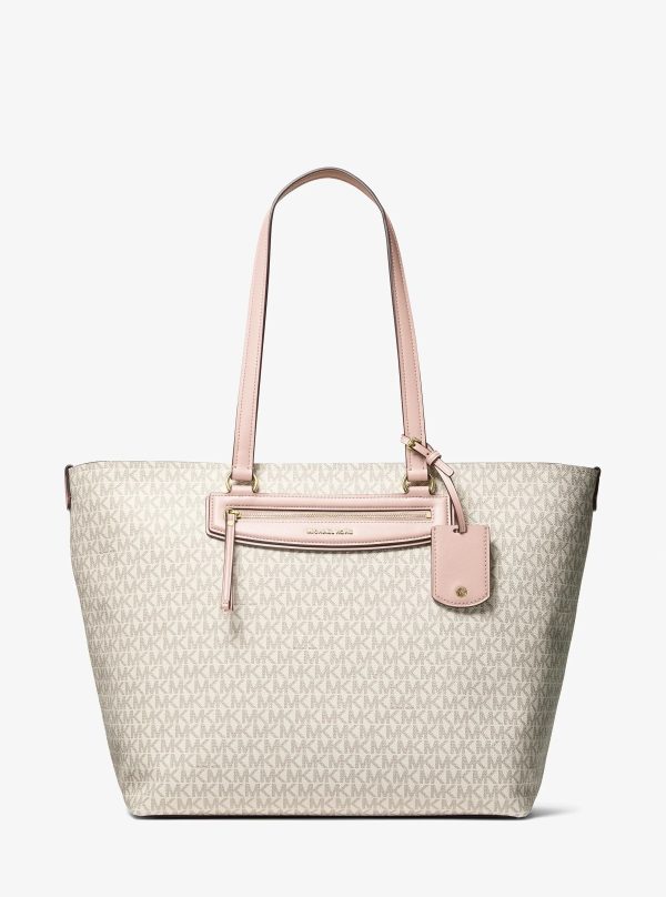 Michael Kors Jet Set Travel Extra-Large Signature Logo Tote Bag