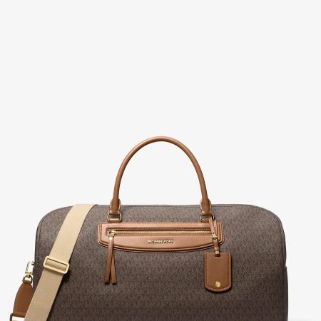 Michael Kors Jet Set Travel Extra-Large Signature Logo Weekender Bag