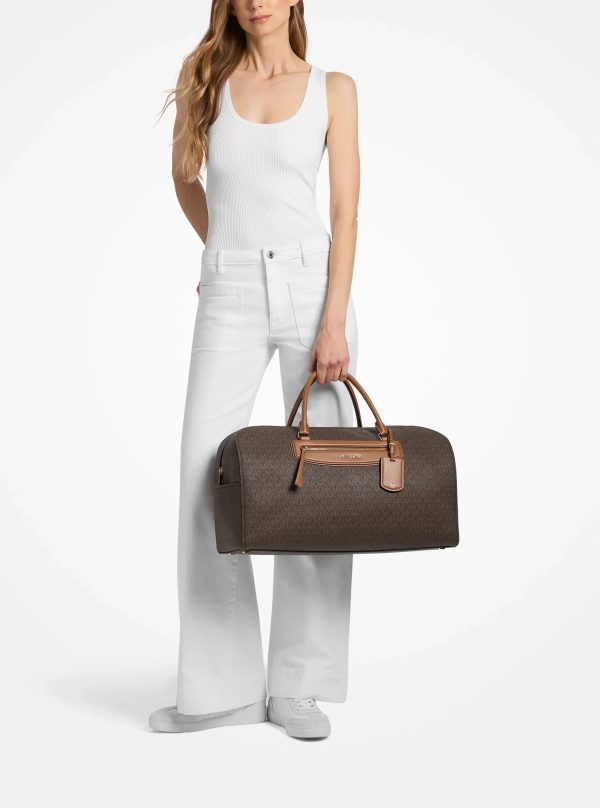 Michael Kors Jet Set Travel Extra-Large Signature Logo Weekender Bag
