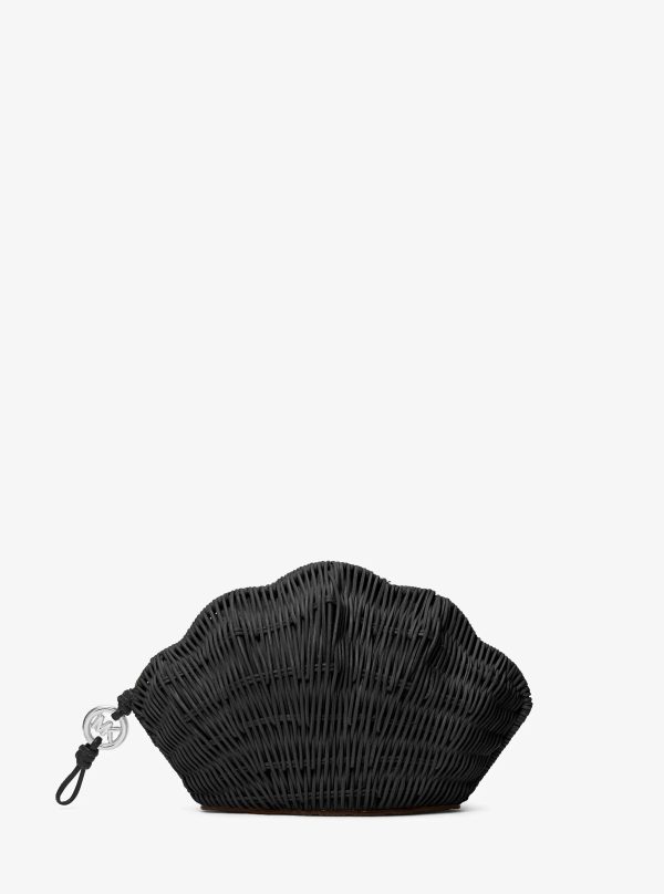 Michael Kors Shelly Rattan Clutch