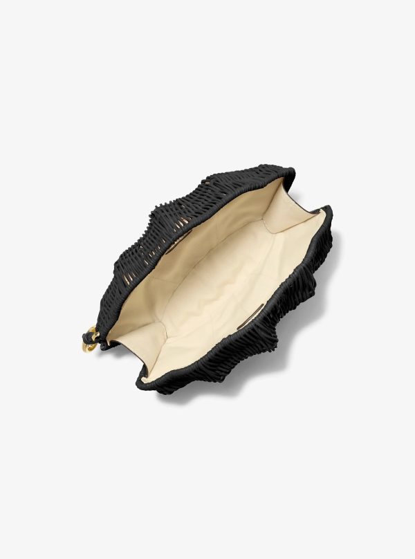 Michael Kors Shelly Rattan Clutch
