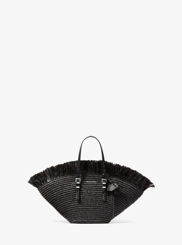 Michael Kors Isa Small Hand-Crocheted Tote Bag